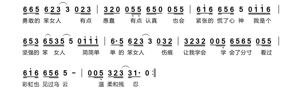 那艺娜 坚强笨女人