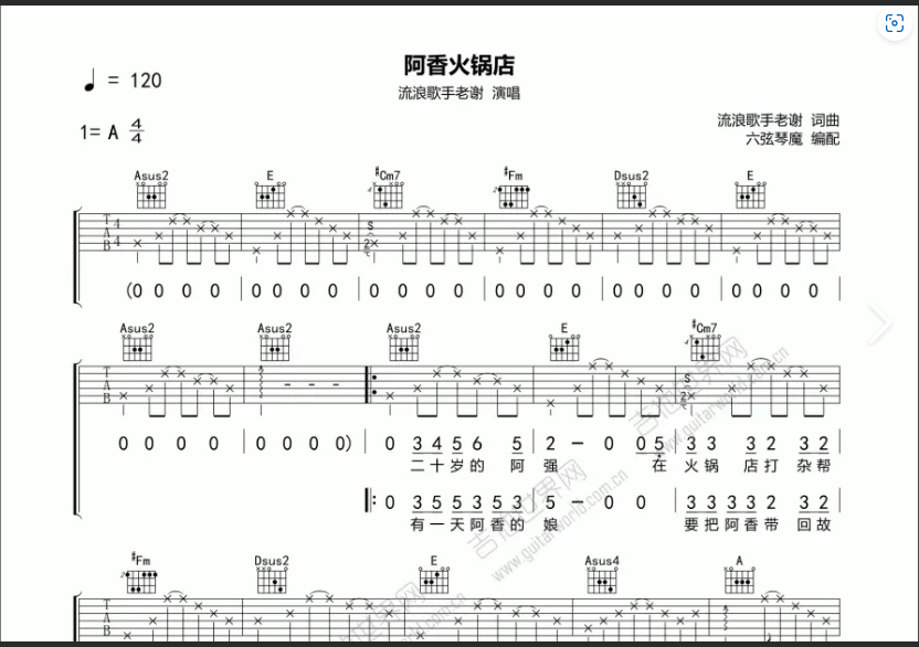  《阿香火锅店吉他谱》背后的秘密：一段旋律，竟治愈无数都市夜归人？